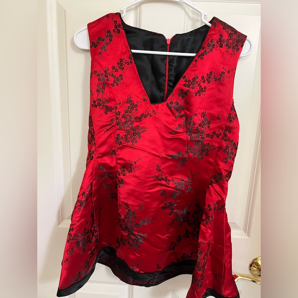Handmade Floral Peplum Top